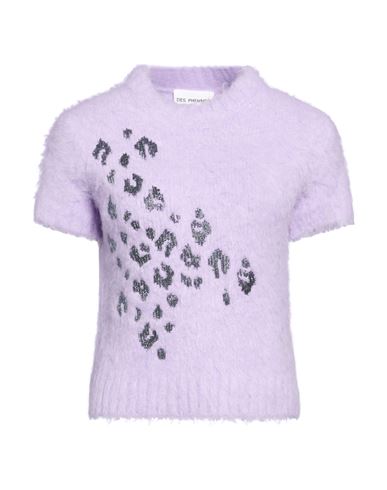 Des_phemmes Woman Sweater Lilac Size S Acrylic, Polyamide, Wool, Mohair Wool, Elastane In Purple