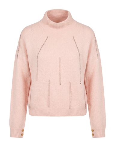 Souvenir Woman Turtleneck Pink Size Onesize Alpaca Wool, Polyamide, Wool, Elastane