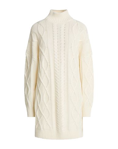 Paolo Pecora Woman Mini Dress White Size 6 Wool, Viscose, Polyamide, Cashmere