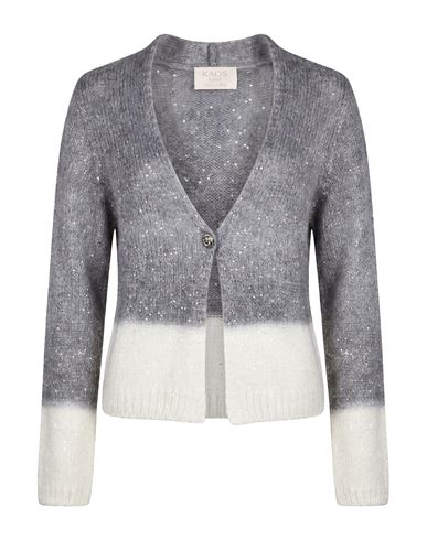 Kaos Jeans Woman Cardigan Grey Size Xs Polyamide, Acrylic, Polyester, Mohair Wool, Wool