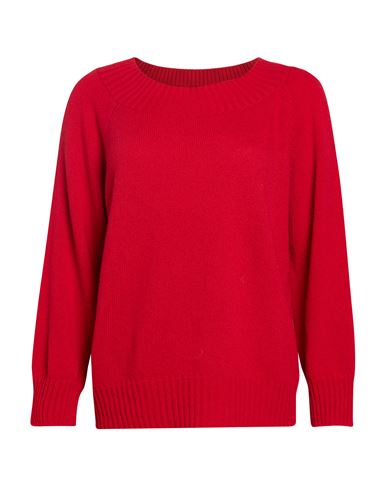 Maria Bellentani Woman Sweater Red Size 8 Wool