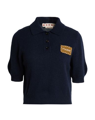 Marni Woman Sweater Navy Size 4 Cashmere