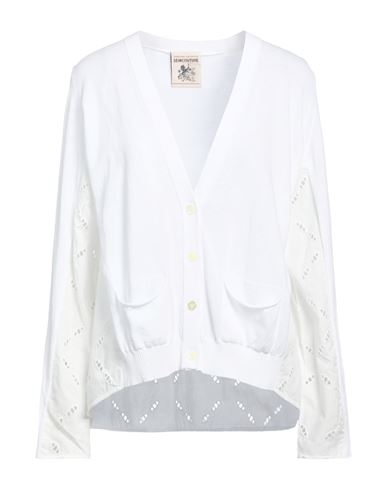 Semicouture Woman Cardigan White Size S Cotton