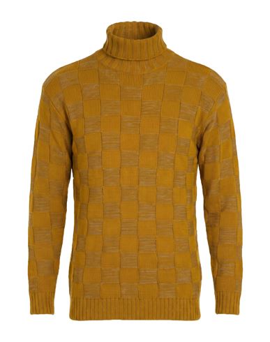 Gazzarrini Man Turtleneck Marigold Size S Acrylic, Wool In Yellow
