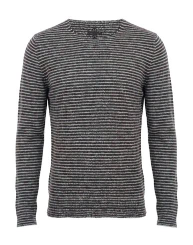 Md75 Man Sweater Charcoal Size M Wool In Grey