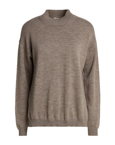 Crossley Woman Turtleneck Taupe Size Xs Virgin Wool