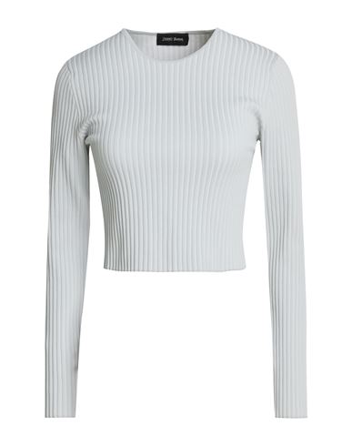 Herno Woman Sweater Grey Size 6 Polyester, Cotton, Elastane