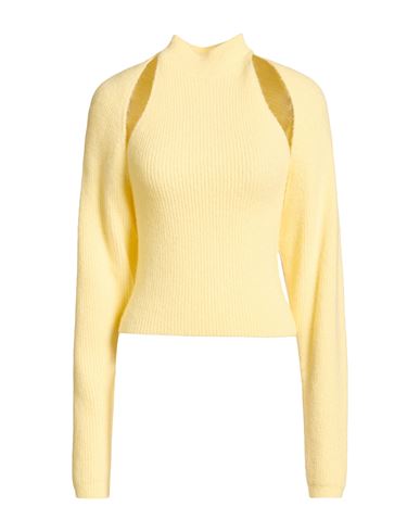 Kontatto Woman Twin Set Pastel Yellow Size Onesize Acrylic, Polyamide, Polyester, Wool, Viscose