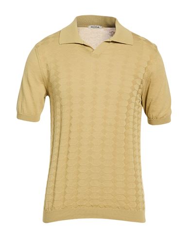 Roda Man Polo Shirt Sage Green Size M Cotton