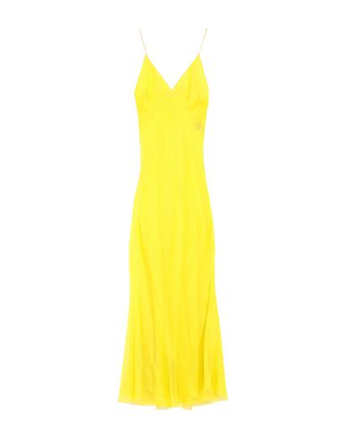 Woman Maxi dress Yellow Size 6 Silk