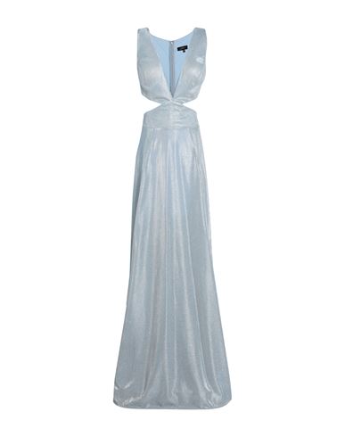 Soani Woman Long Dress Sky Blue Size 8 Polyester