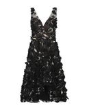 MARCHESA NOTTE Damen Knielanges Kleid Farbe Schwarz Gr��e 4