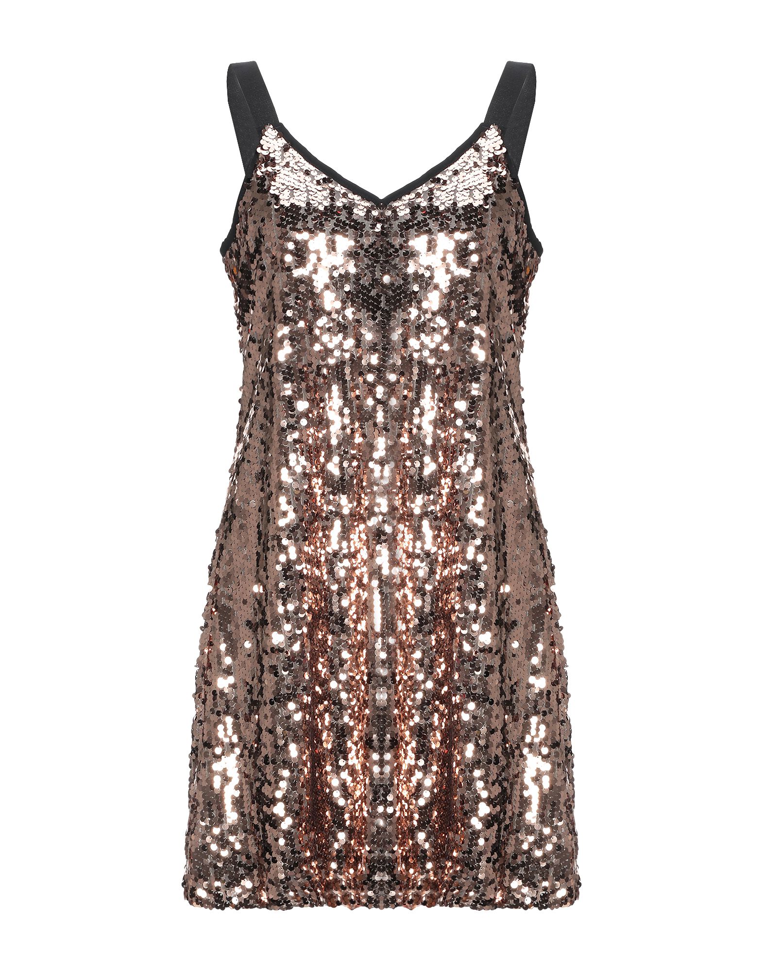Icona By Kaos Short Dresses In Brown