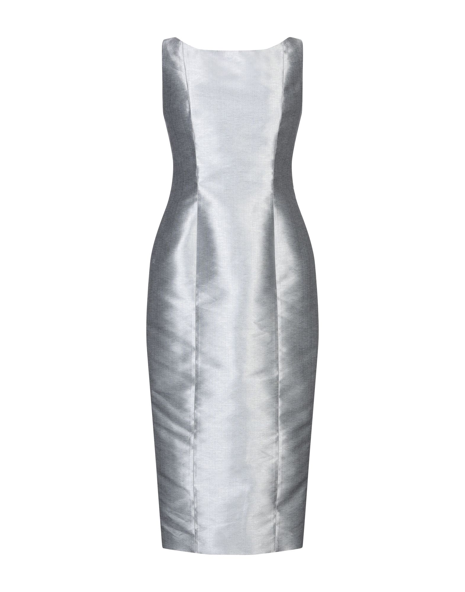 Fely Campo Midi Dresses In Light Grey