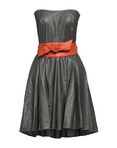 Woman Mini dress Black Size 6 Synthetic fibers, Wool, Elastane, Silk, Glass
