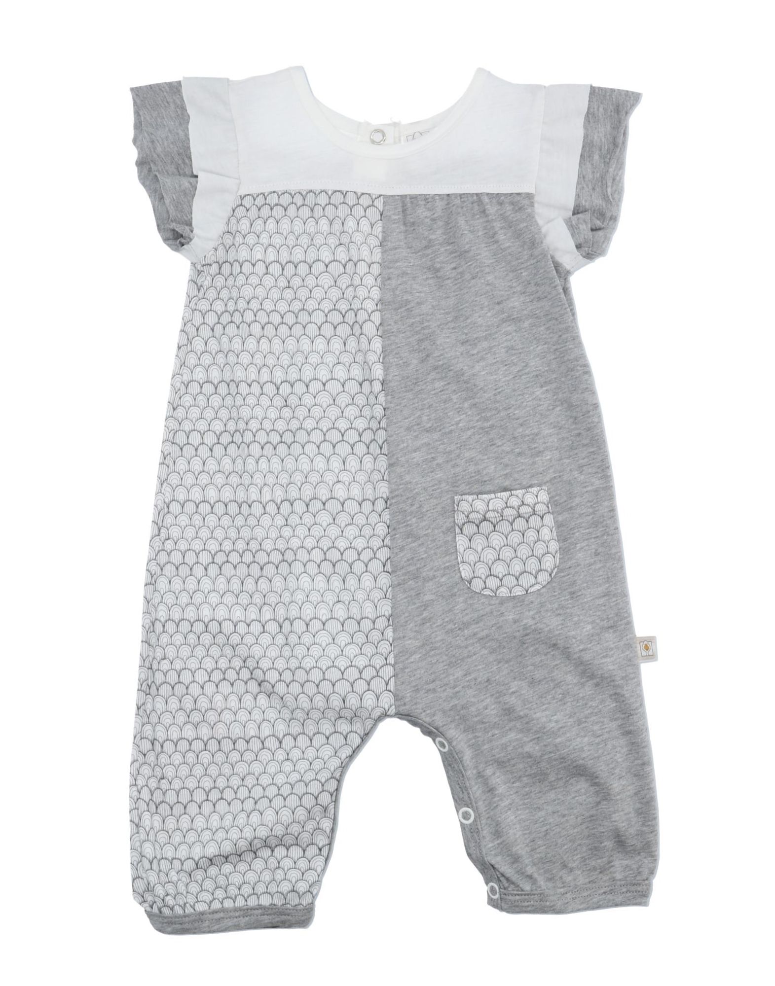 Filobio Kids' Baby Overalls In Grey