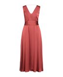 ANONYME DESIGNERS Damen Langes Kleid Farbe Koralle Gre 5