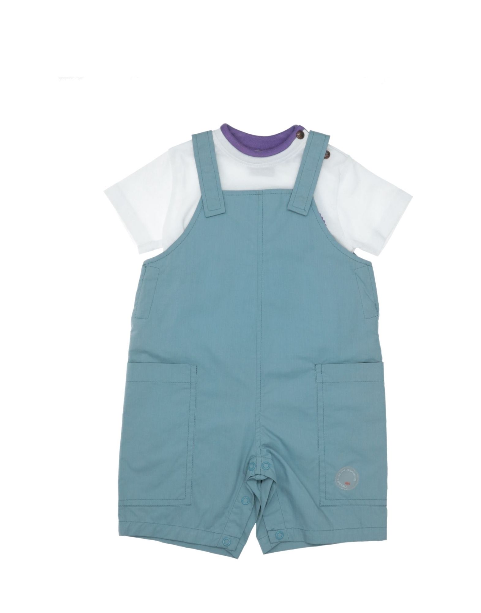 Red Sound Kids' Baby Overalls In Pastel Blue ModeSens