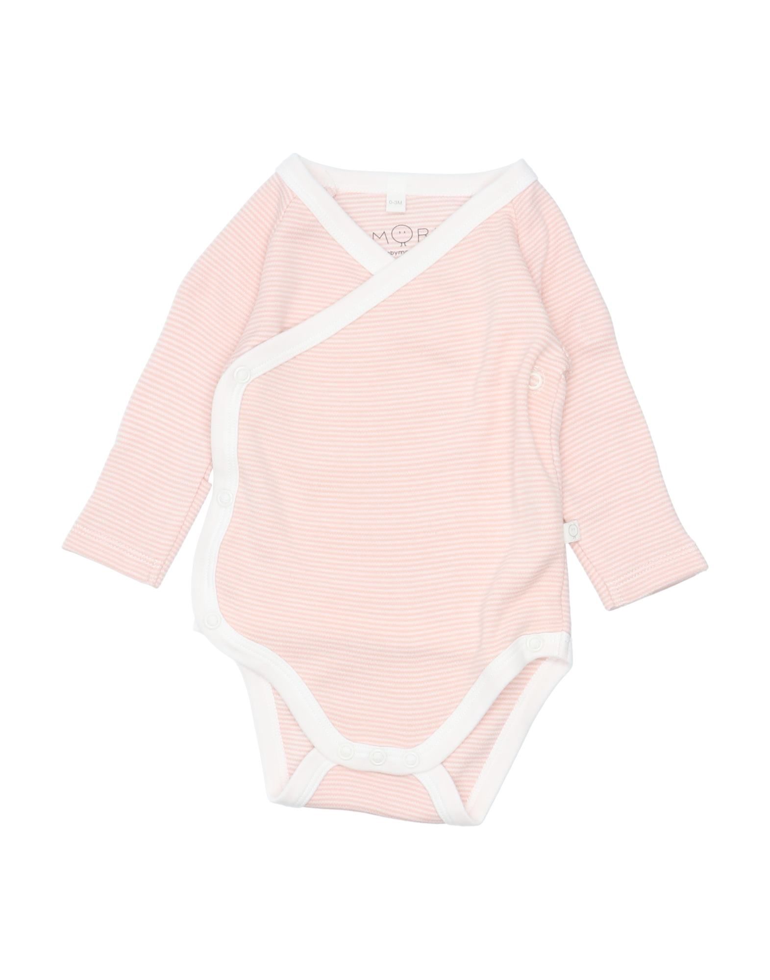 Mori Babies' Bodysuits In Pale Pink