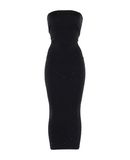 WOLFORD Damen Midikleid Farbe Schwarz Gr��e 4