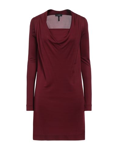 Byblos Woman Mini Dress Garnet Size 4 Viscose, Polyamide In Red