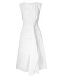 JASON WU Damen Knielanges Kleid Farbe Weiß Größe 1
