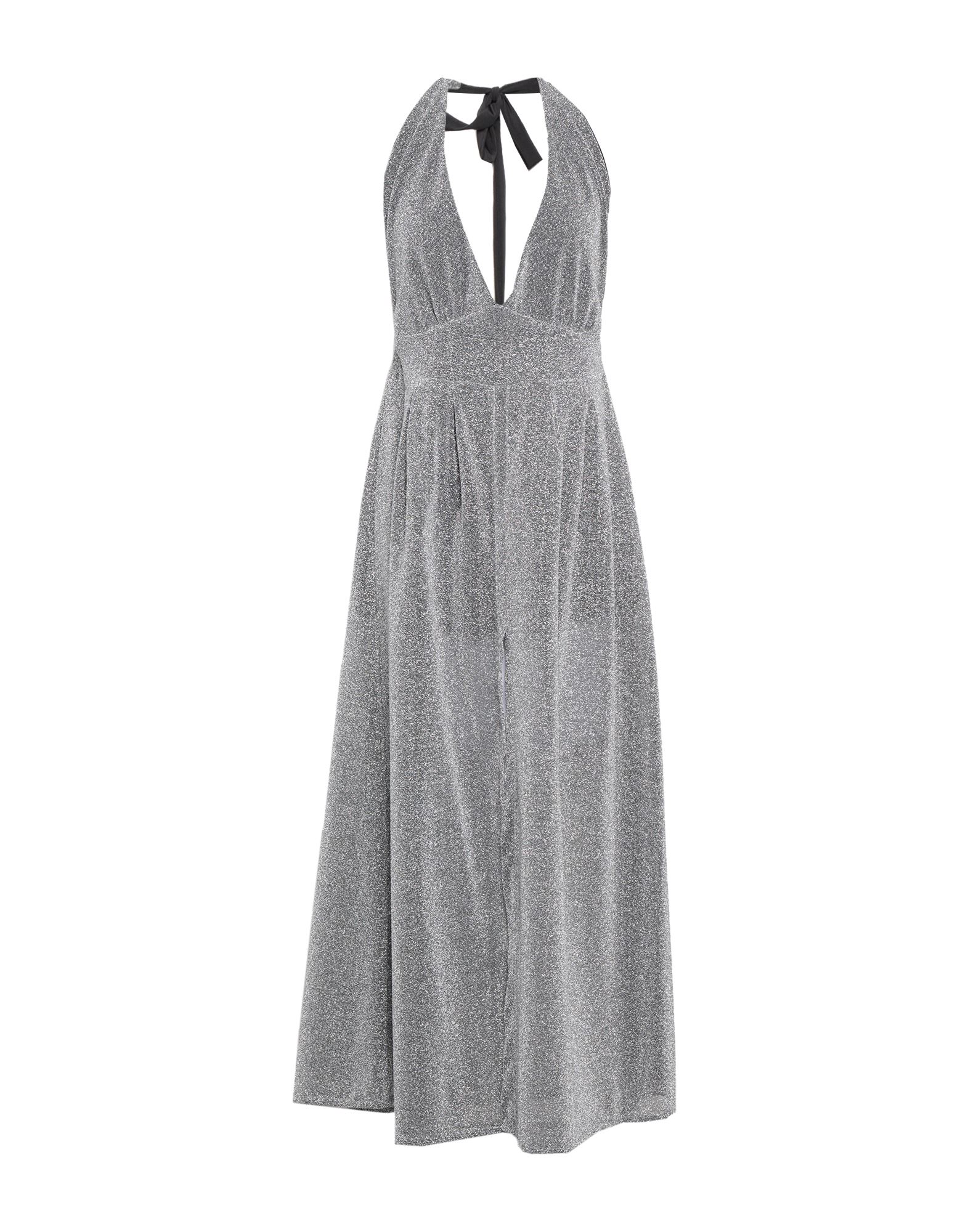 Akep Midi Dresses In Silver