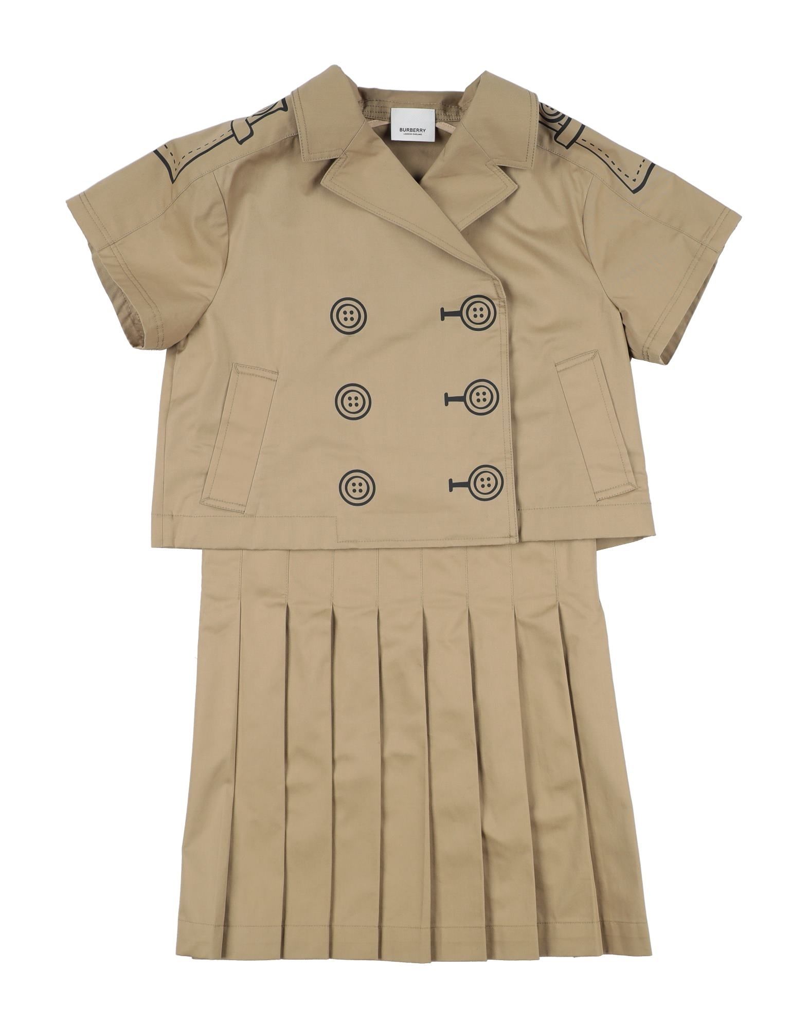 Burberry Kids' Dresses In Sand