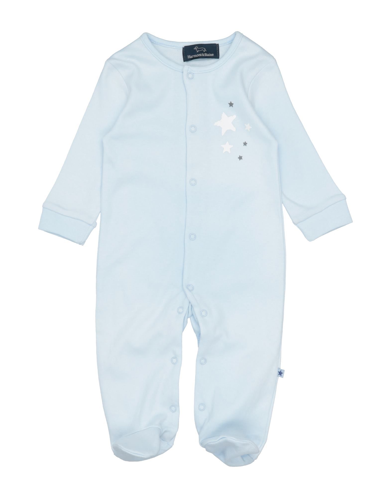 Harmont & Blaine Kids' One-pieces In Sky Blue