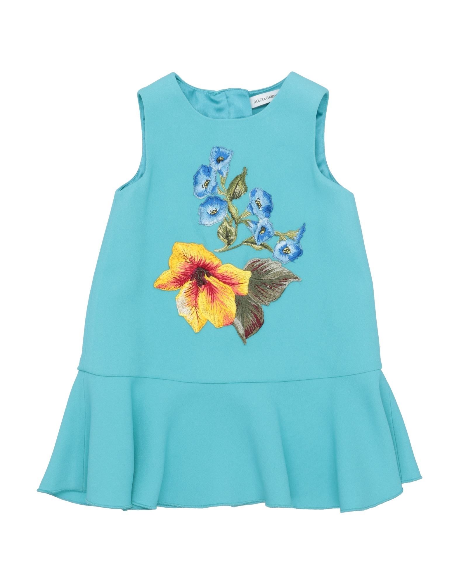 Dolce & Gabbana Kids' Dresses In Turquoise