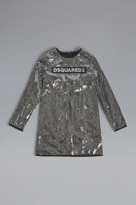 Dsquared2 Kids'  Women Dress In Silver