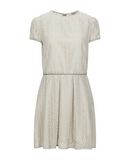 HAPPY25 Damen Kurzes Kleid Farbe Sand Gr��e 6
