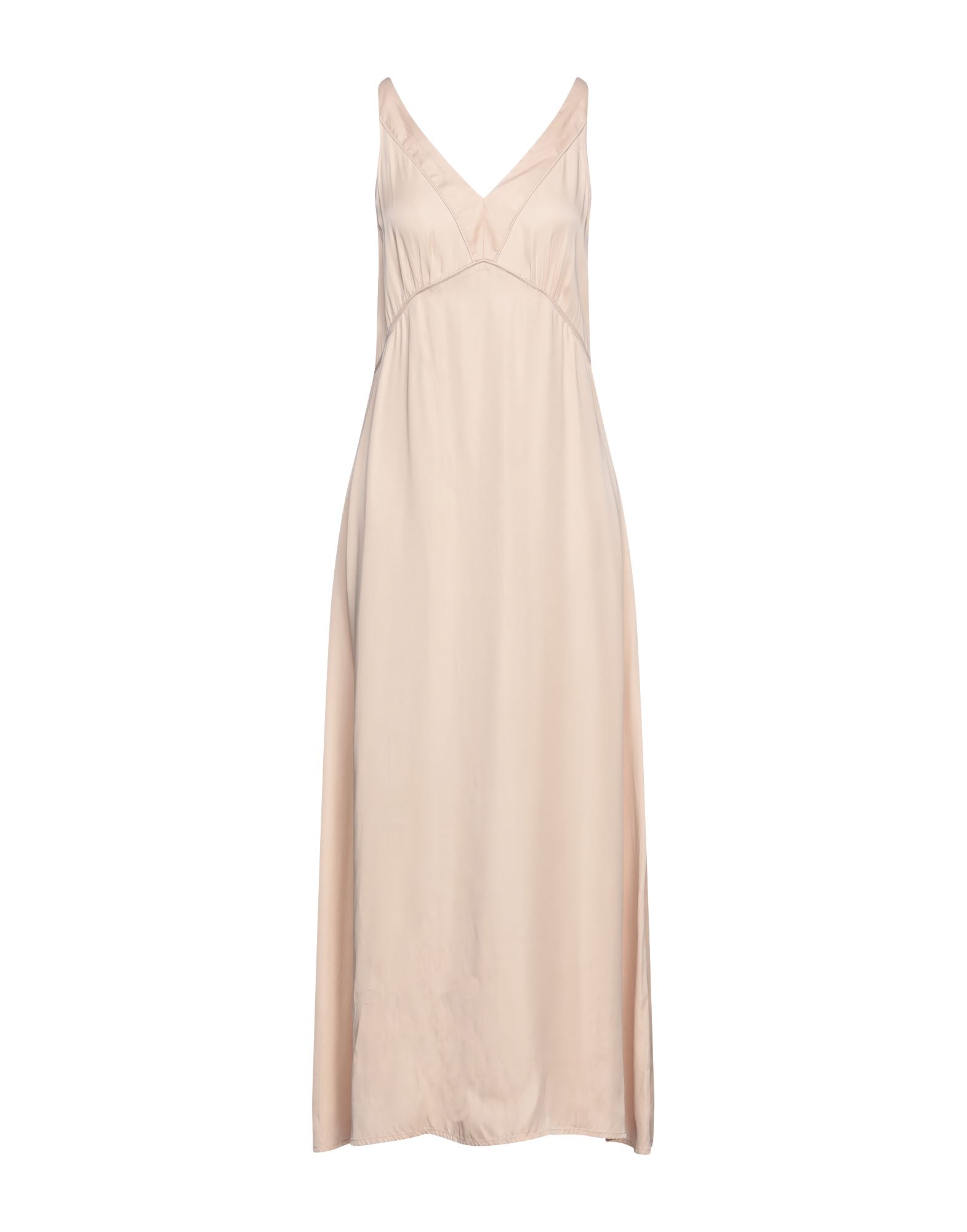 Giuliette Brown Long Dresses In Blush