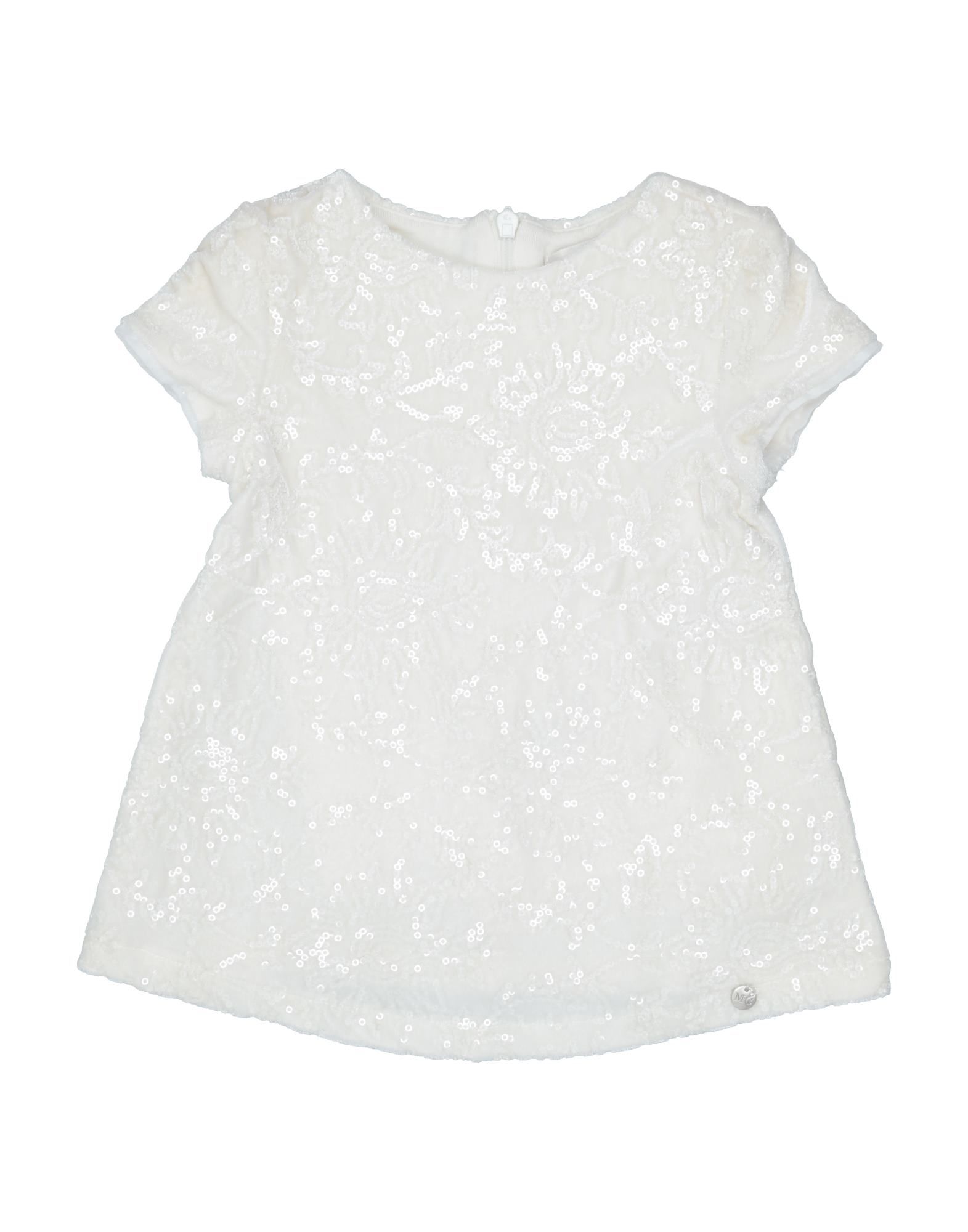 Microbe By Miss Grant Kids' Dresses In White