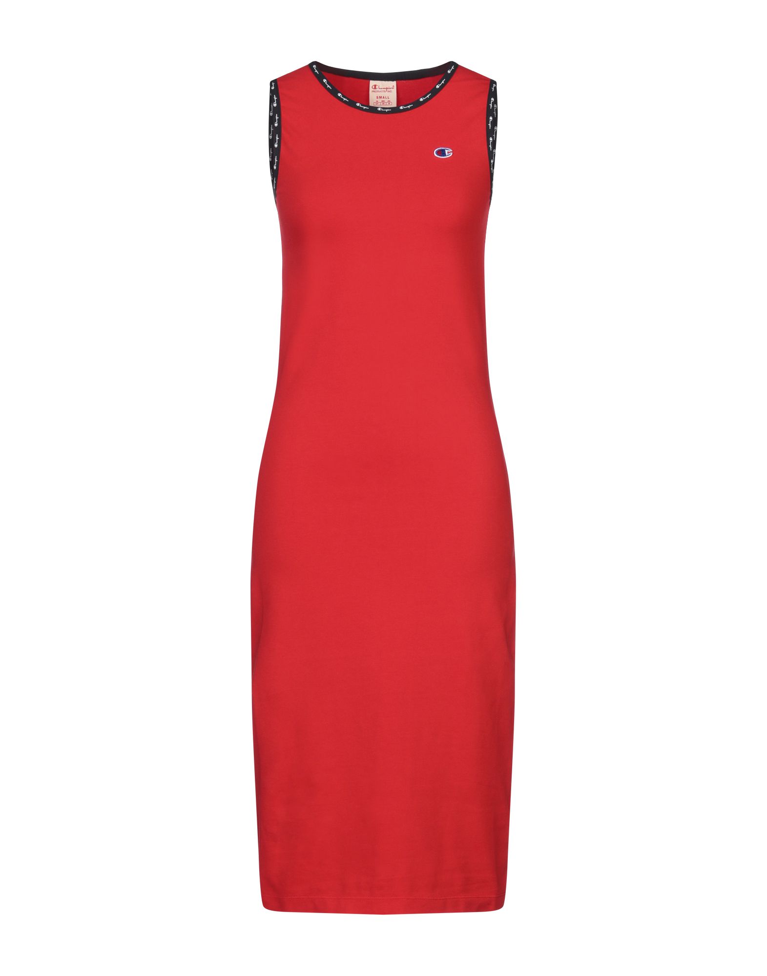 red champion dress