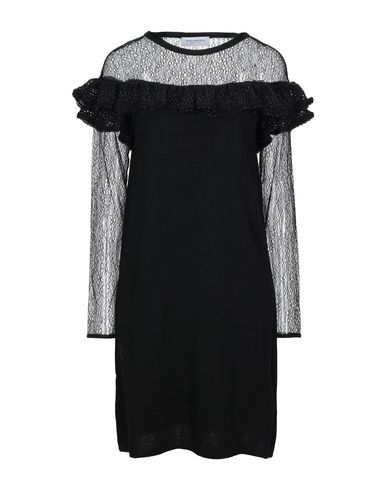 Woman Mini dress Black Size S Acrylic, Synthetic fibers, Wool, Mohair wool, Polyamide