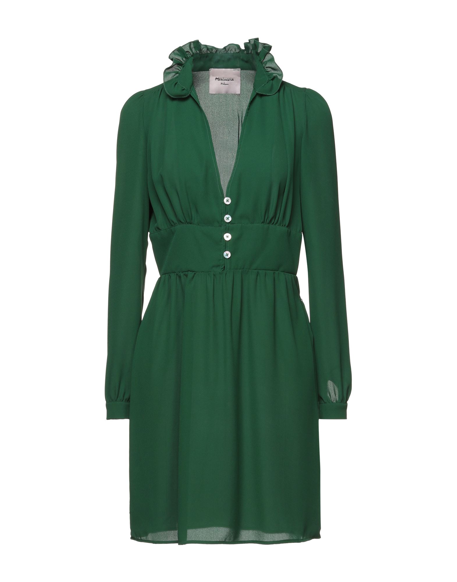 Mariuccia Short Dresses In Dark Green