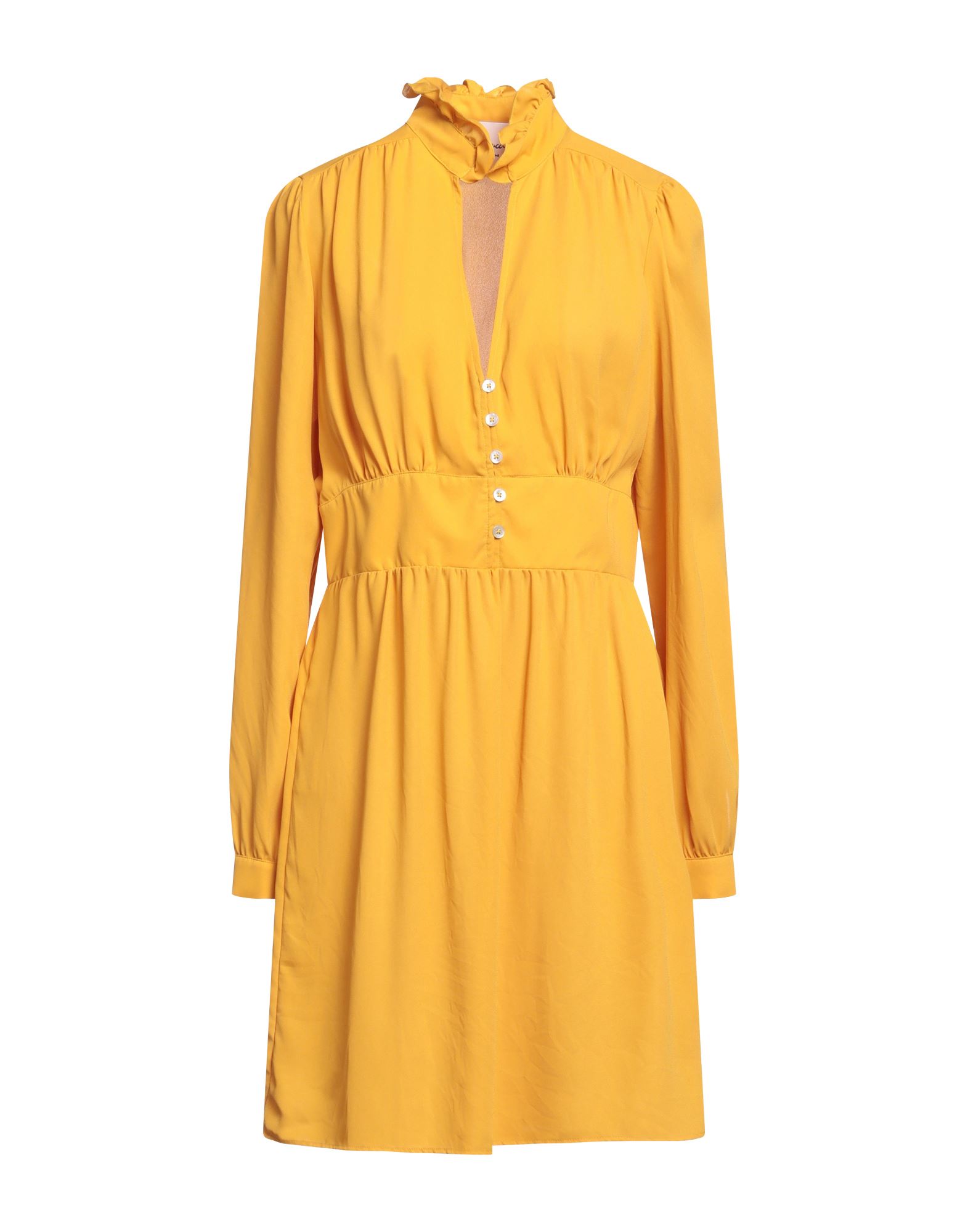 Mariuccia Short Dresses In Yellow