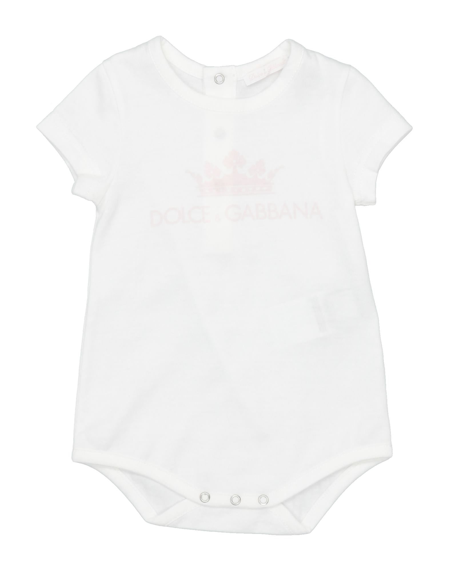Dolce & Gabbana Kids' Bodysuits In White