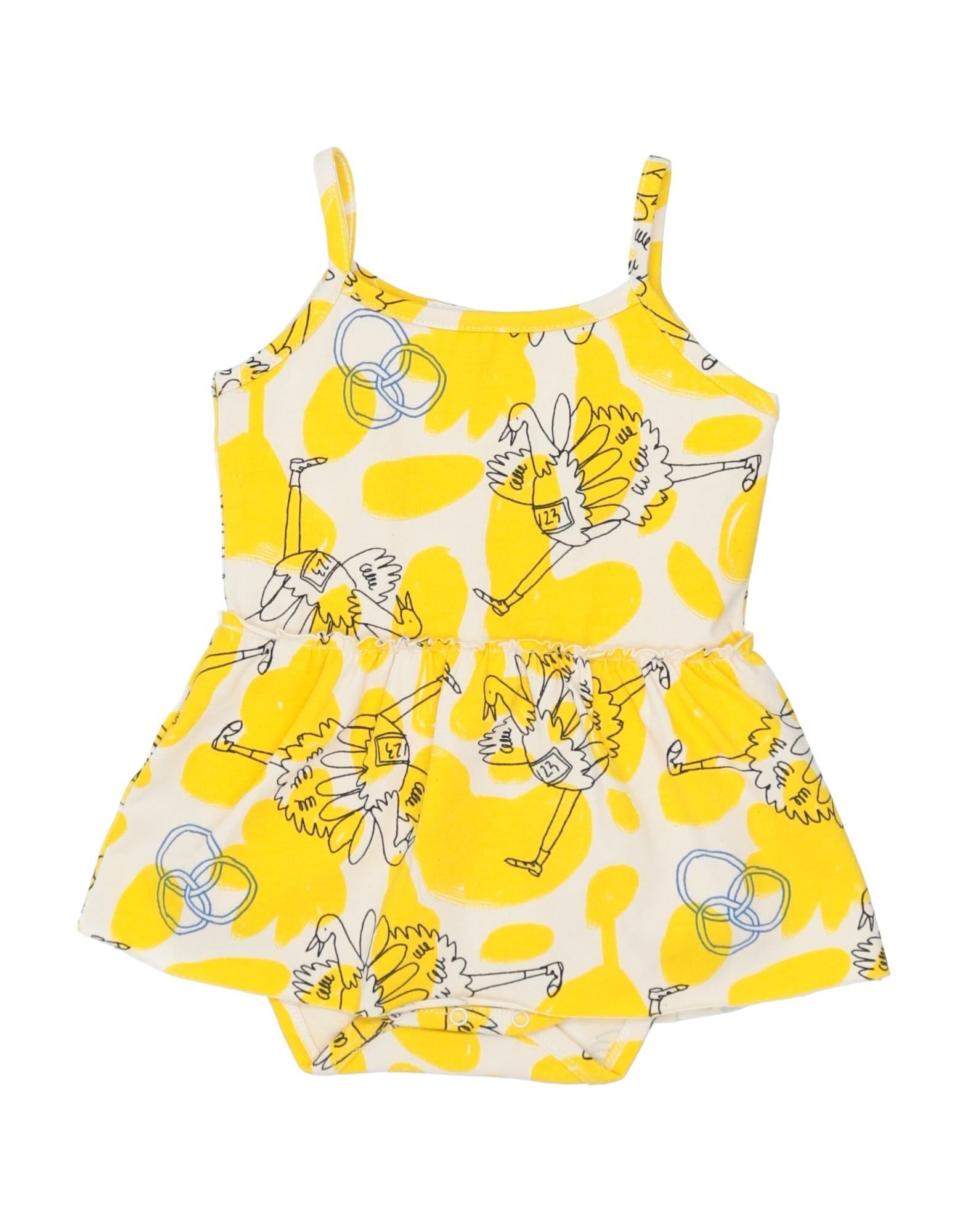 Noe & Zoe Berlin Babies' Bodysuits In Yellow