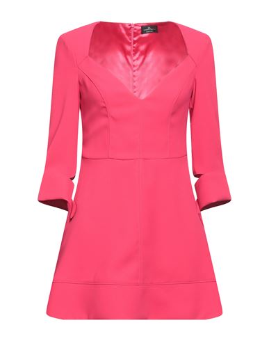 Elisabetta Franchi Woman Short Dress Fuchsia Size 4 Polyester In Pink