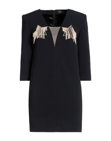Elisabetta Franchi Woman Short Dress Black Size 2 Viscose, Acetate, Elastane, Polyamide, Metal