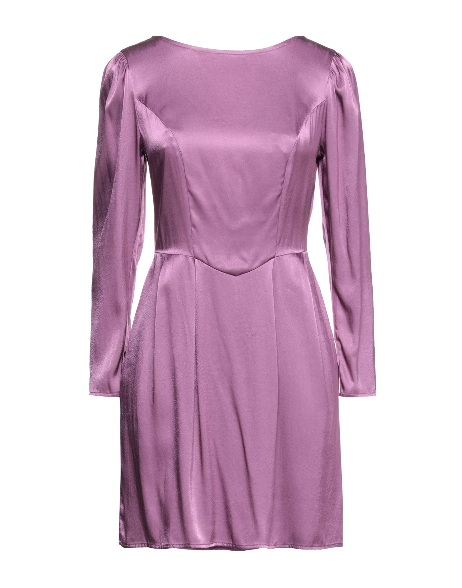 Shop Kontatto Woman Mini Dress Mauve Size S Viscose In Purple