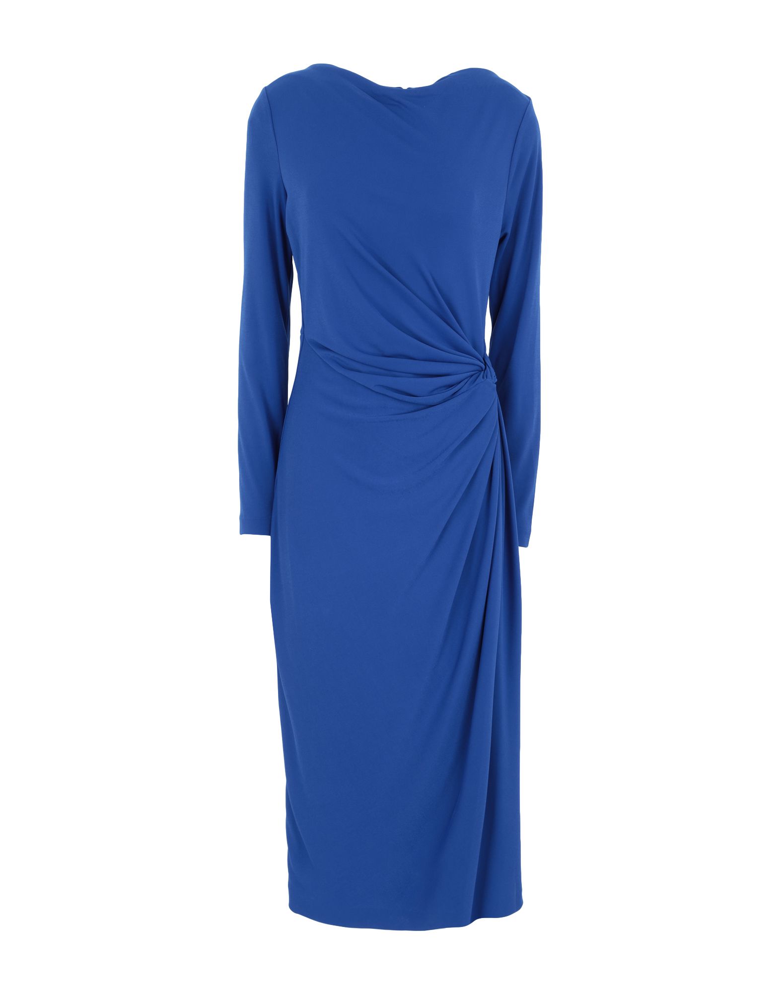 《セール開催中》DONNA KARAN レディース 7分丈ワンピース・ドレス ブライトブルー 8 ポリエステル 100% TWIST DRESS