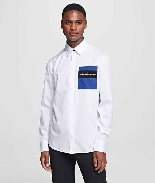 Image of KARL BAUHAUS LOGO POCKET SHIRT