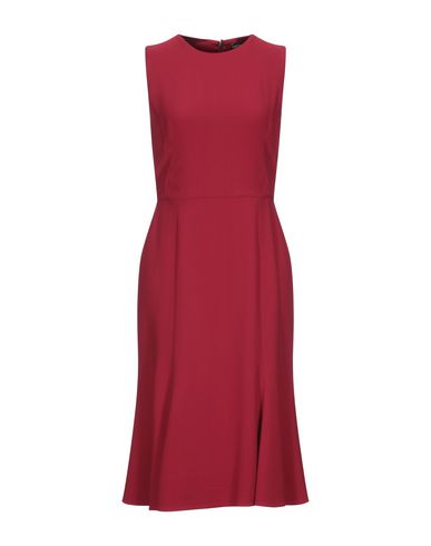 Dolce&Gabbana Vestido midi Mujer Rojo 42 Mujer