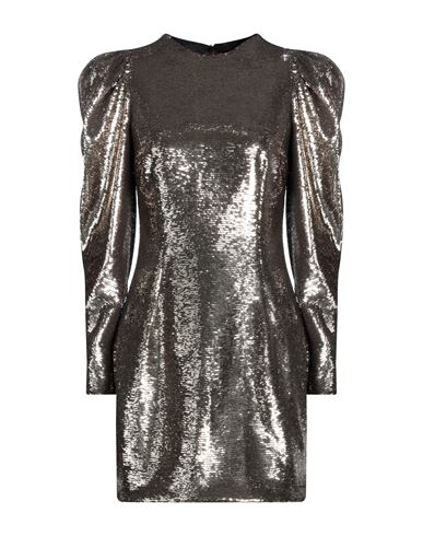 Alexandre Vauthier Woman Mini Dress Platinum Size 10 Viscose, Elastane In Grey