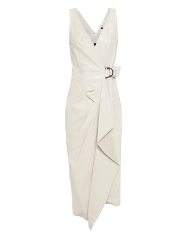 Isabel Marant Woman Midi Dress Ivory Size 2 Lambskin In White