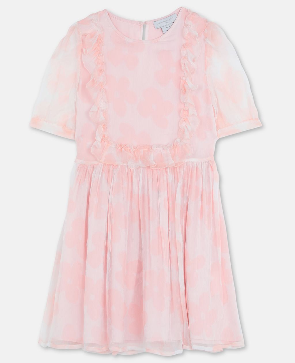 STELLA MCCARTNEY STELLA MCCARTNEY KIDS FLOWERS GEORGETTE SILK DRESS 15066538