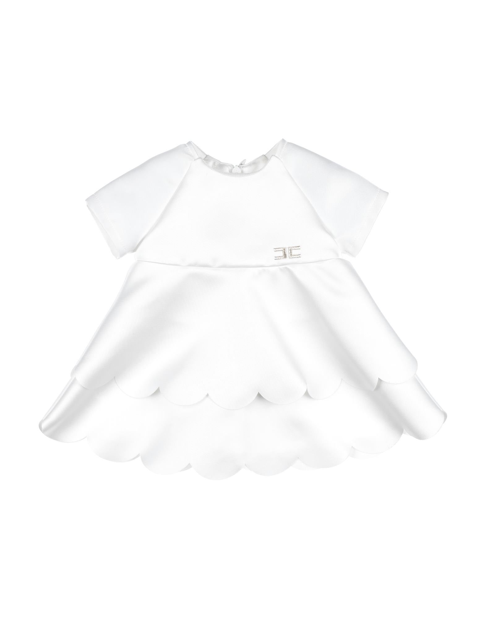 Elisabetta Franchi Babies' Dresses In White